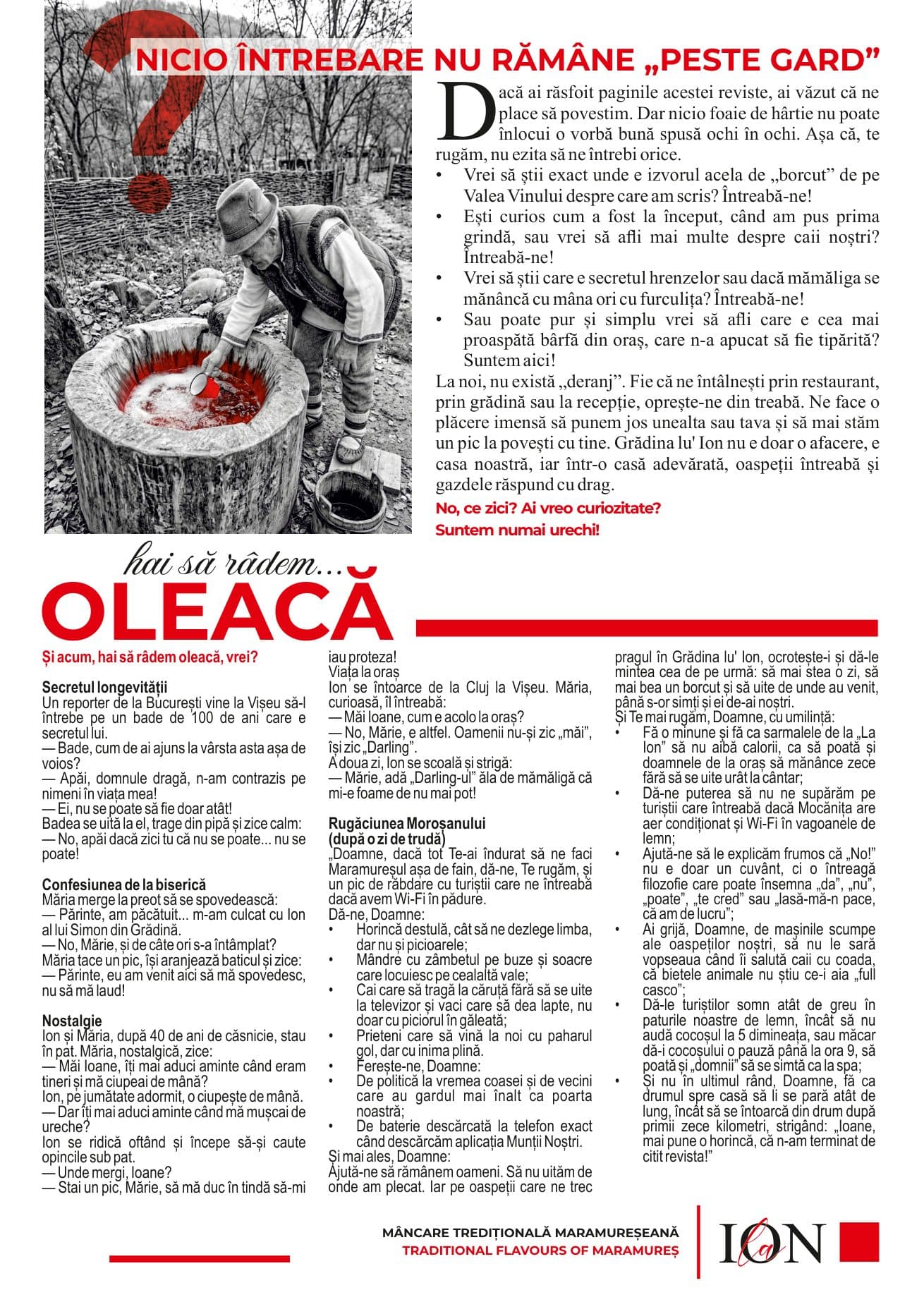Nicio întrebare nu rămâne „peste gard” + hai să râdem oleacă